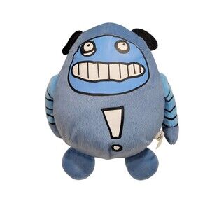 Kreebils By Gus Fink And Emi Boz Plush Blue 10" Read Description